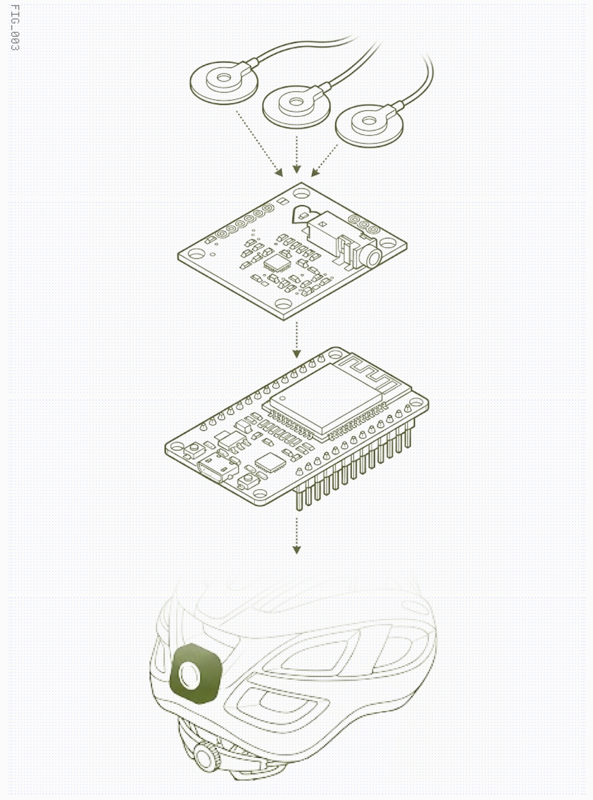 Stacked sensor layers